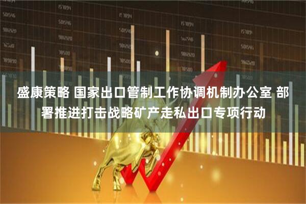 盛康策略 国家出口管制工作协调机制办公室 部署推进打击战略矿产走私出口专项行动